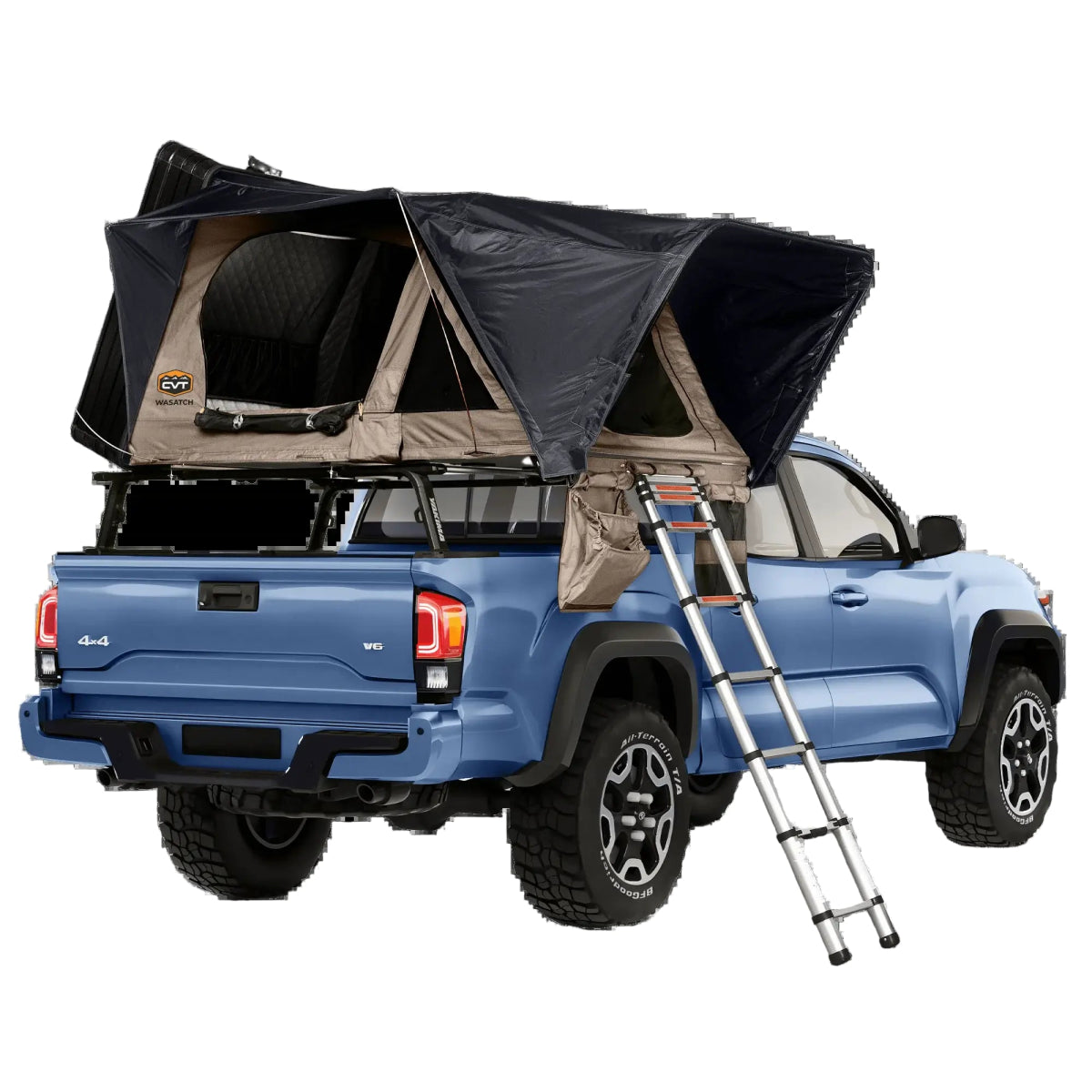 tente garage camping car CVT Wasatch Rooftop Tent – All-Season Overland Tent