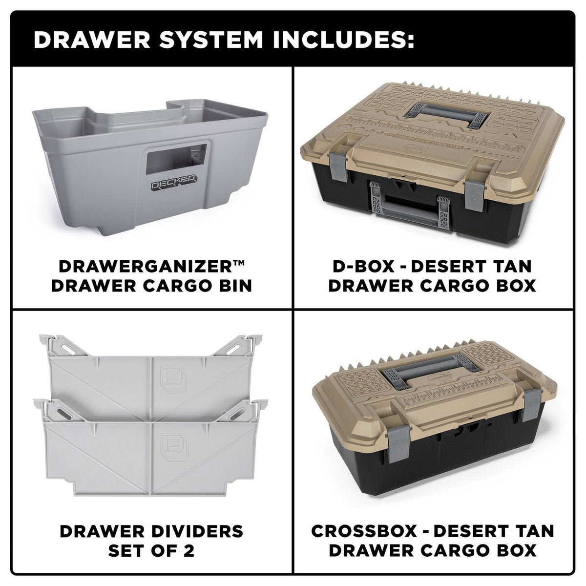 DECKED Drawer System | Ford F250 (2017-2022) - Truck Brigade