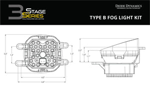 Diode Dynamics SS3 LED Fog Light Kit | Toyota 4Runner (2014-2023) - Truck Brigade