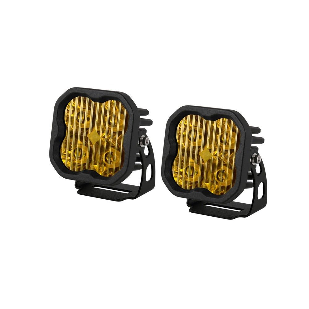 Diode Dynamics SS3 SAE Yellow Pro LED Pod - Pair - Truck Brigade
