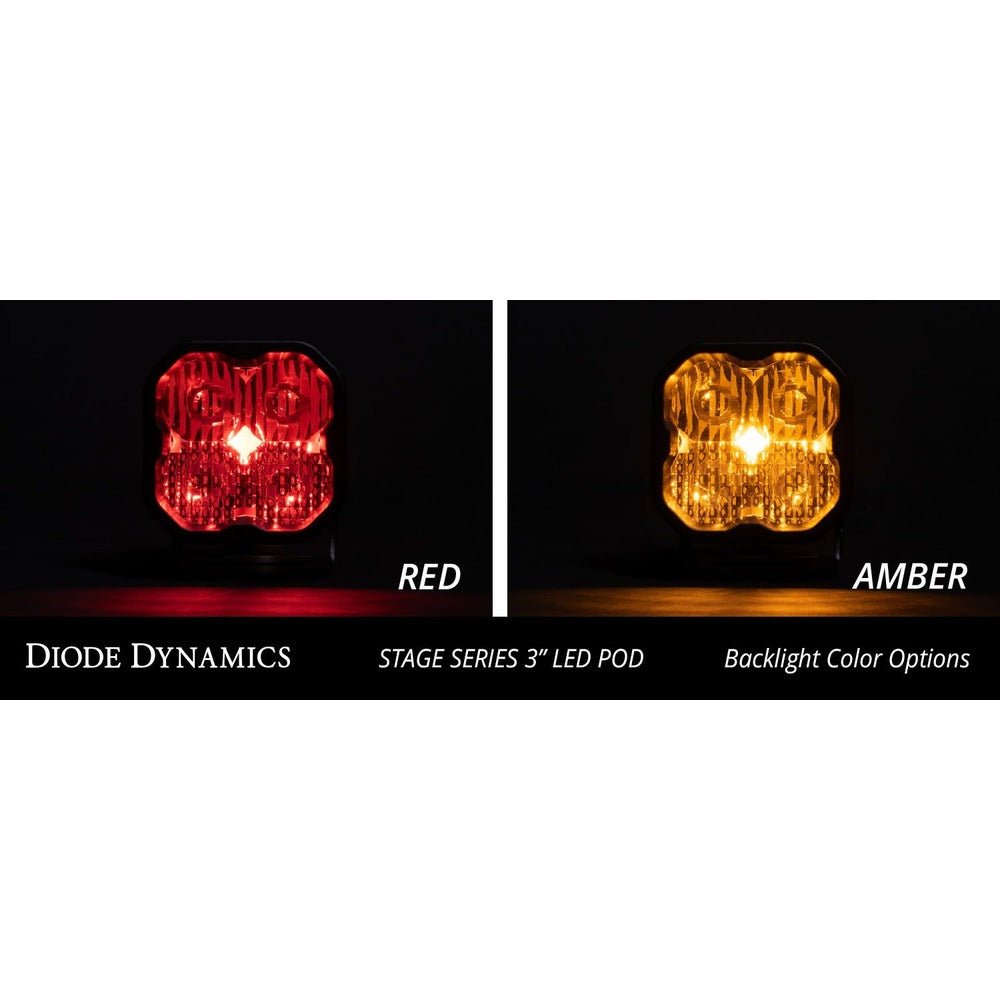 Diode Dynamics SS3 SAE/DOT White Pro LED Pod - Pair - Truck Brigade