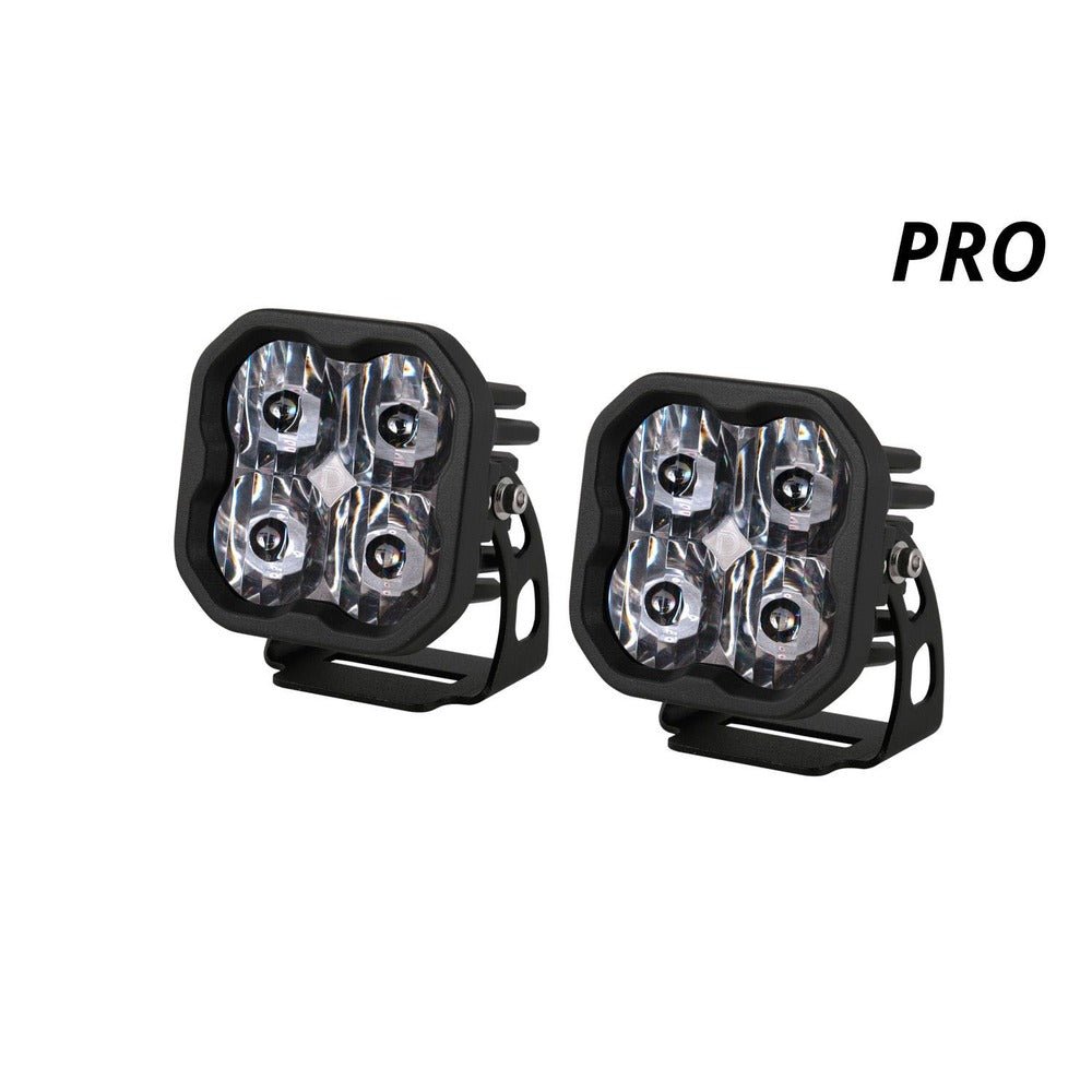 Diode Dynamics SS3 SAE/DOT White Pro LED Pod - Pair - Truck Brigade