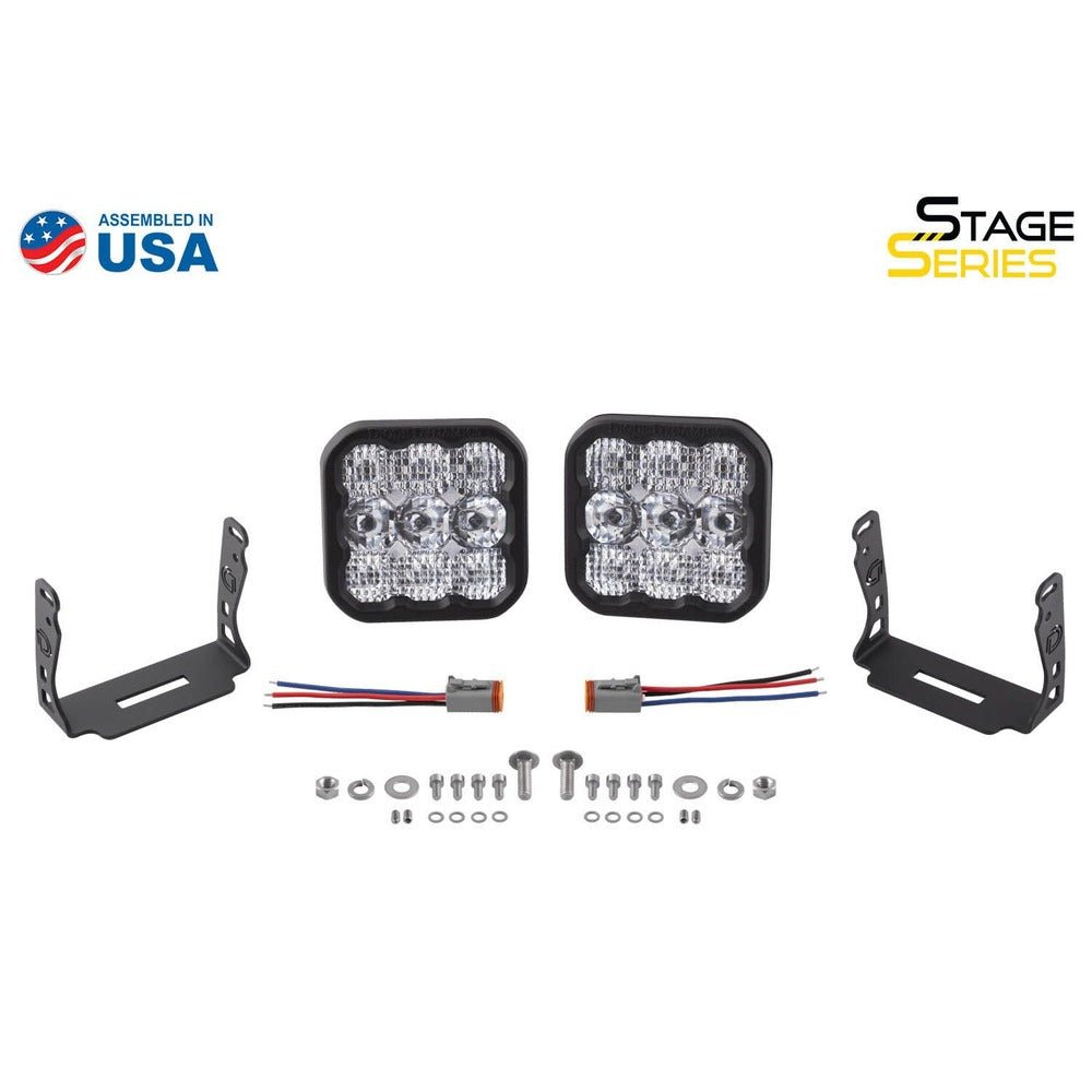 Diode Dynamics SS5 White Pro LED Pod - Pair - Truck Brigade