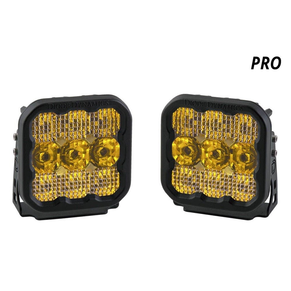 Diode Dynamics SS5 Yellow Pro LED Pod - Pair - Truck Brigade