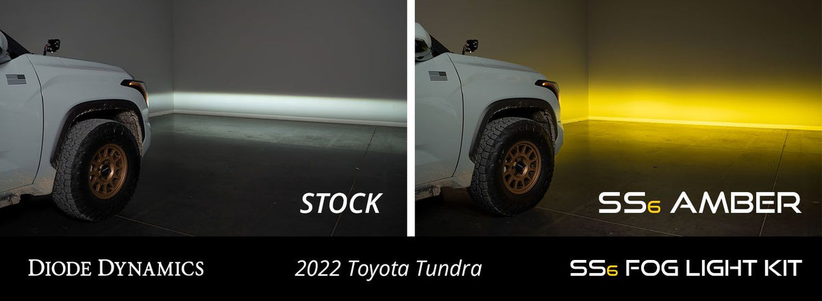 Diode Dynamics SS6 LED Fog Light Kit | Toyota Tundra (2022-2024) - Truck Brigade