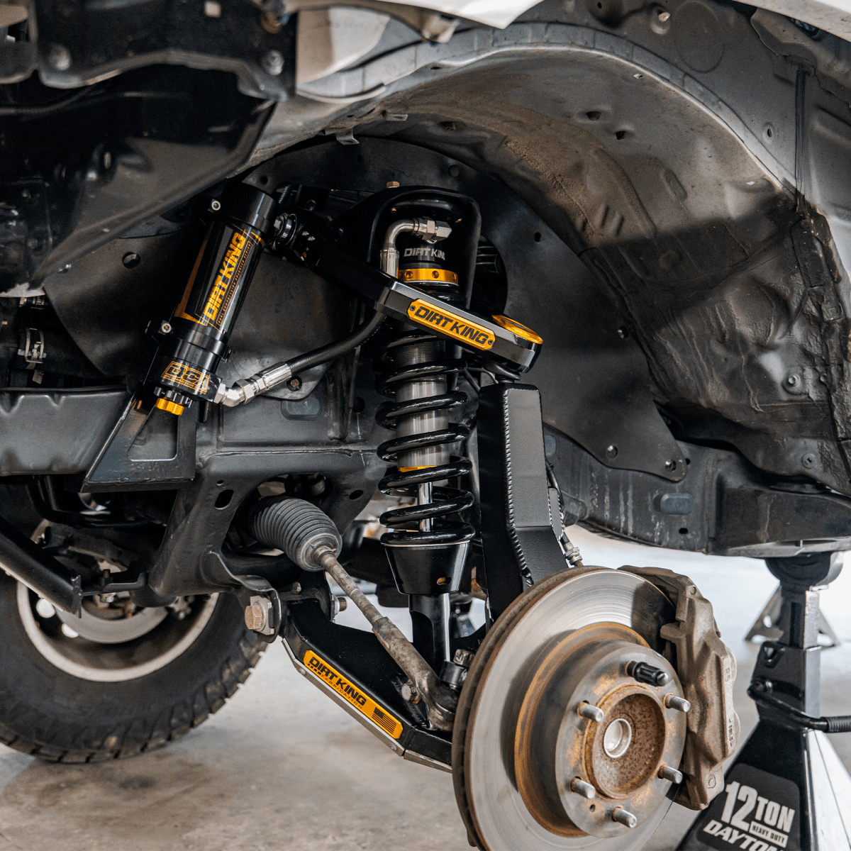 Dirt King 2.5 Coilovers DCA Remote Reservoir | Toyota Tacoma (2005 - 2023) | Truck Brigade