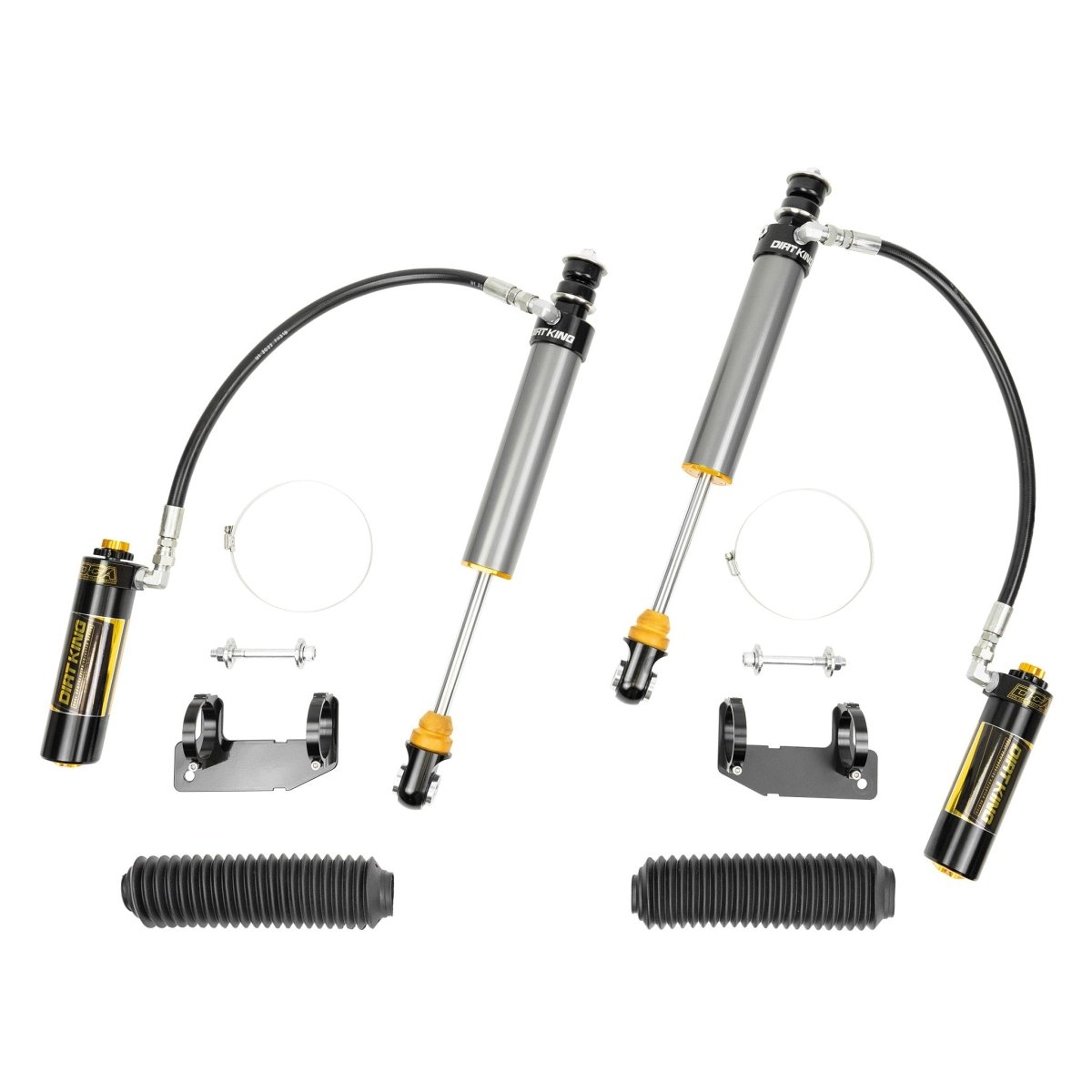 Dirt King 2.5 Smooth Body Shocks DCA Remote Reservoir | Toyota Tacoma (2005 - 2023) | Truck Brigade