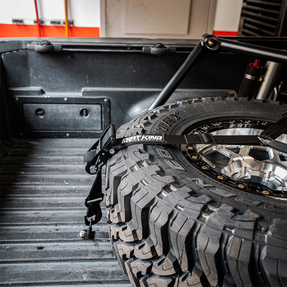 Dirt King 3 Way Spare Tire Strap & Mounts | Truck Brigade