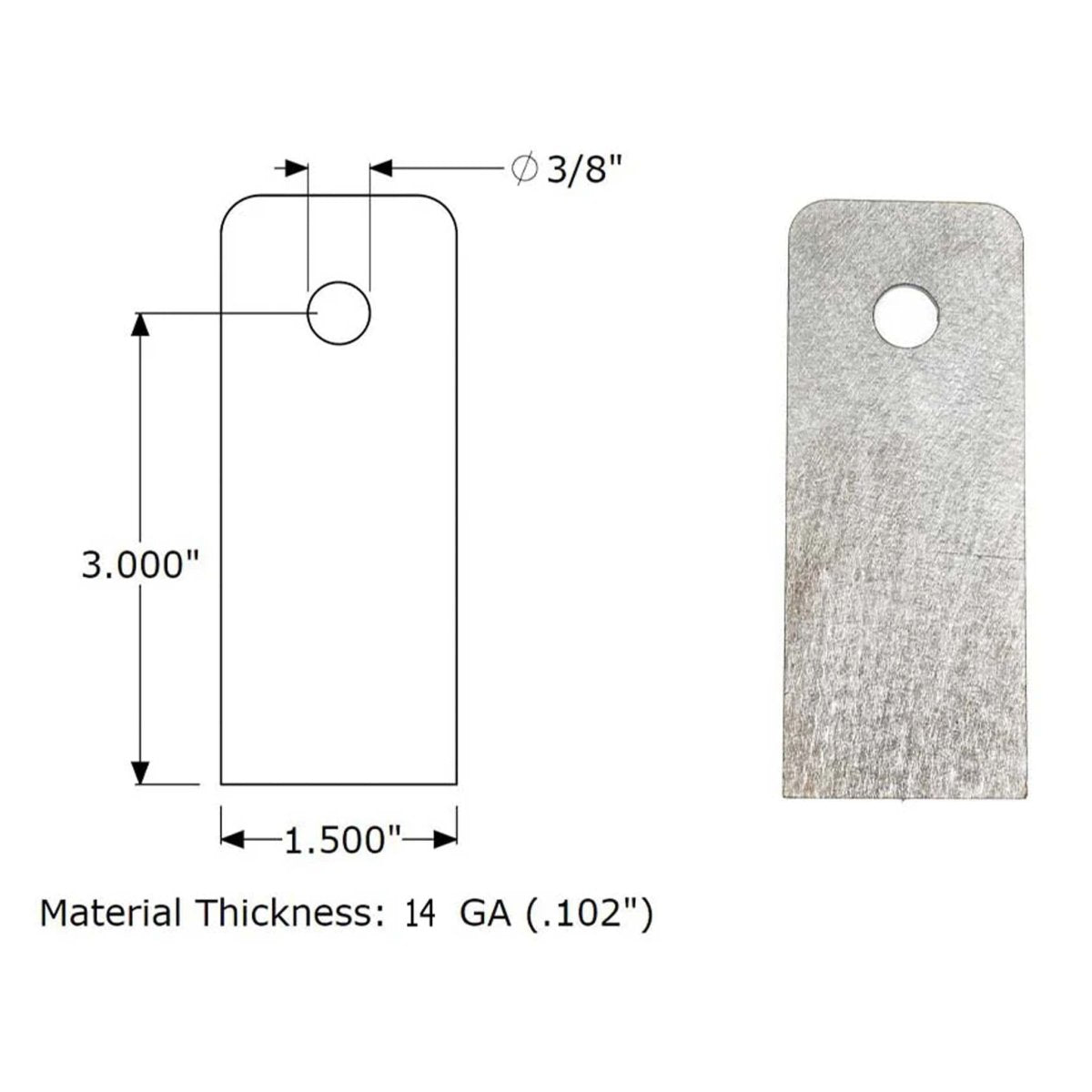 Dirt King Aluminum Fender Washers 3/8&quot;ID x 1 - 1/2&quot; | Truck Brigade