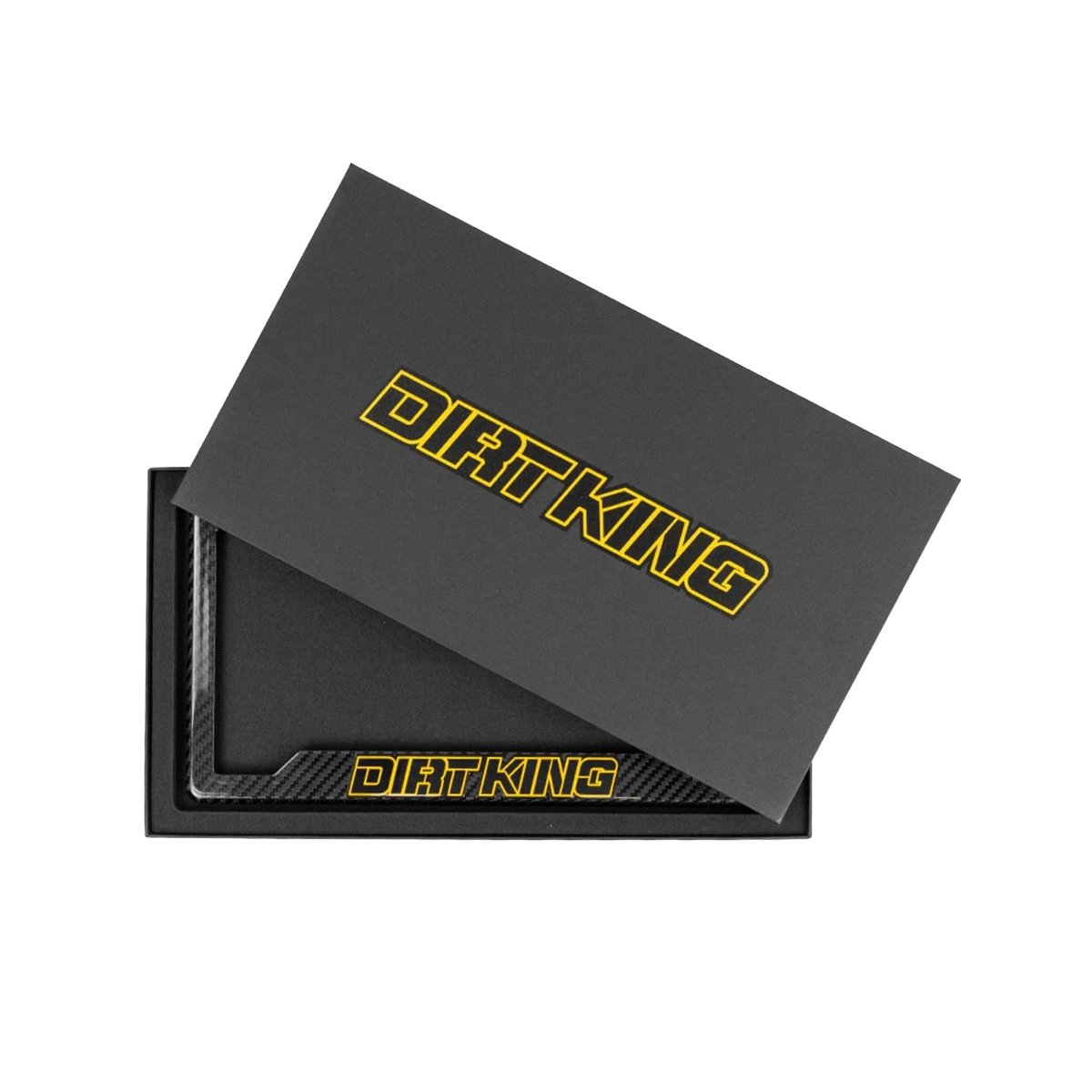 Dirt King Carbon Fiber License Plate Frame | Truck Brigade