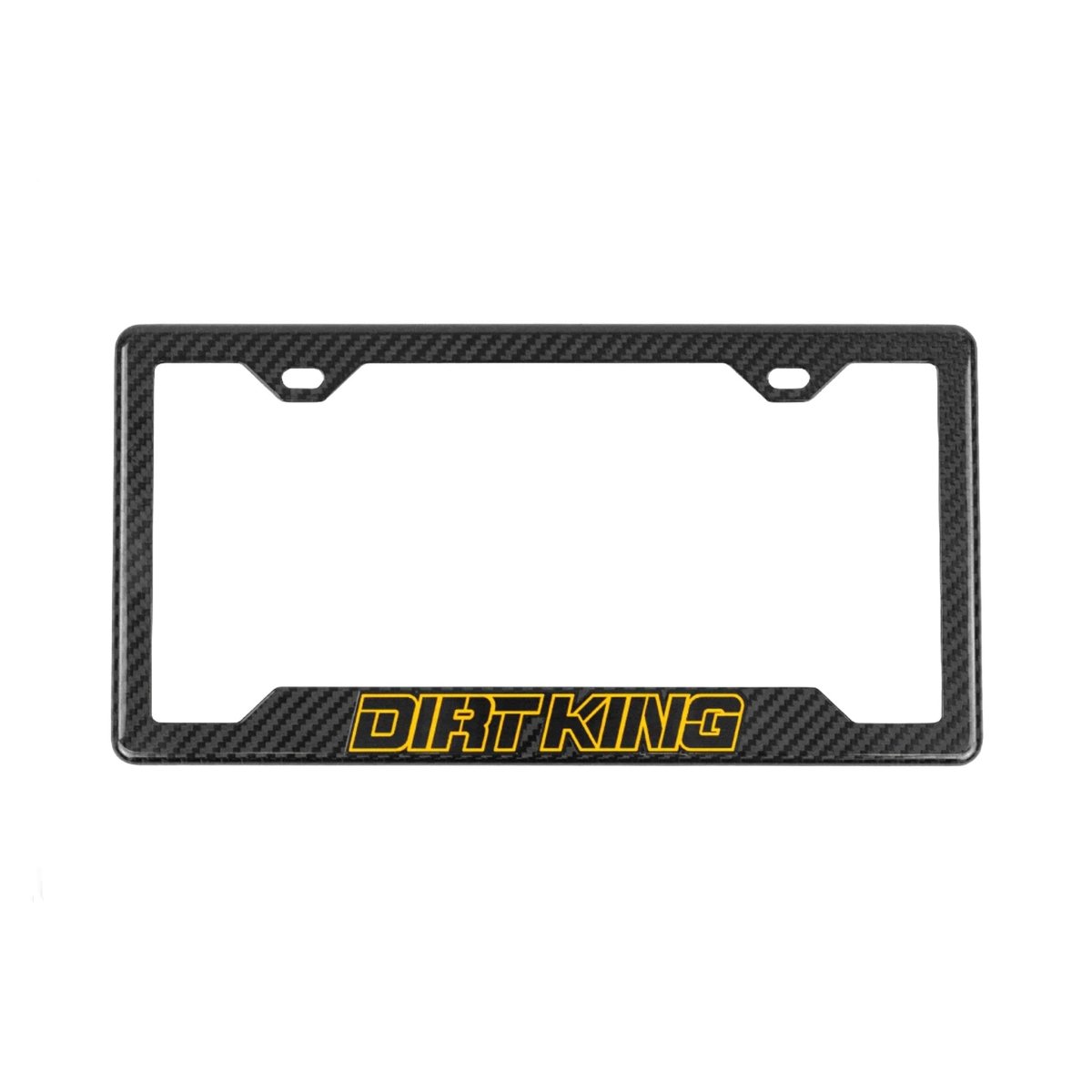 Dirt King Carbon Fiber License Plate Frame | Truck Brigade