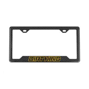 Dirt King Carbon Fiber License Plate Frame | Truck Brigade
