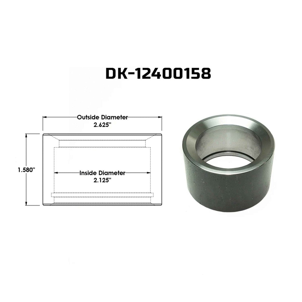 Dirt King Chromoly Uniball Cups | Truck Brigade