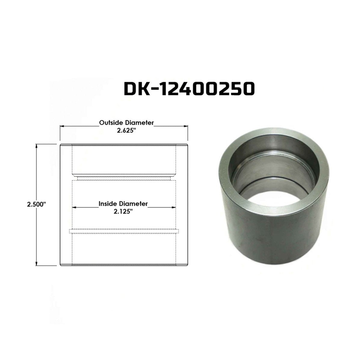 Dirt King Chromoly Uniball Cups | Truck Brigade