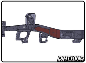 Dirt King Front Frame Plate Kit | Toyota Tacoma (2005 - 2023) - Truck Brigade