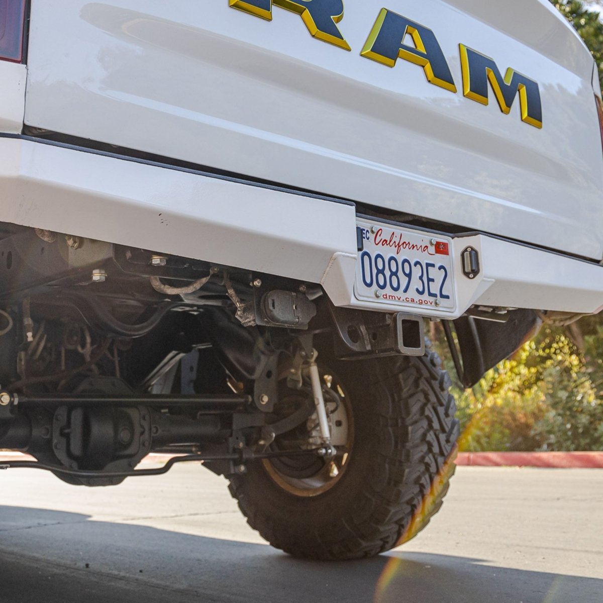 Dirt King Hitch Receiver For Plate Bumper | Ram 1500 (2009 - 2018) | Truck Brigade