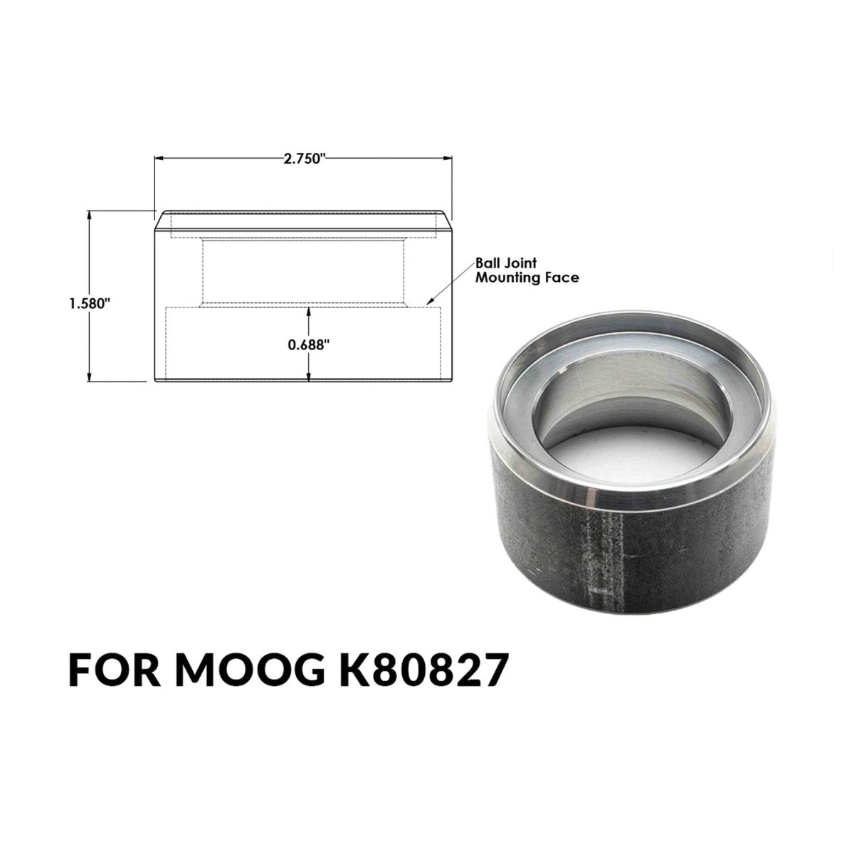 Dirt King Lower Arm Ball Joint Cups | Truck Brigade