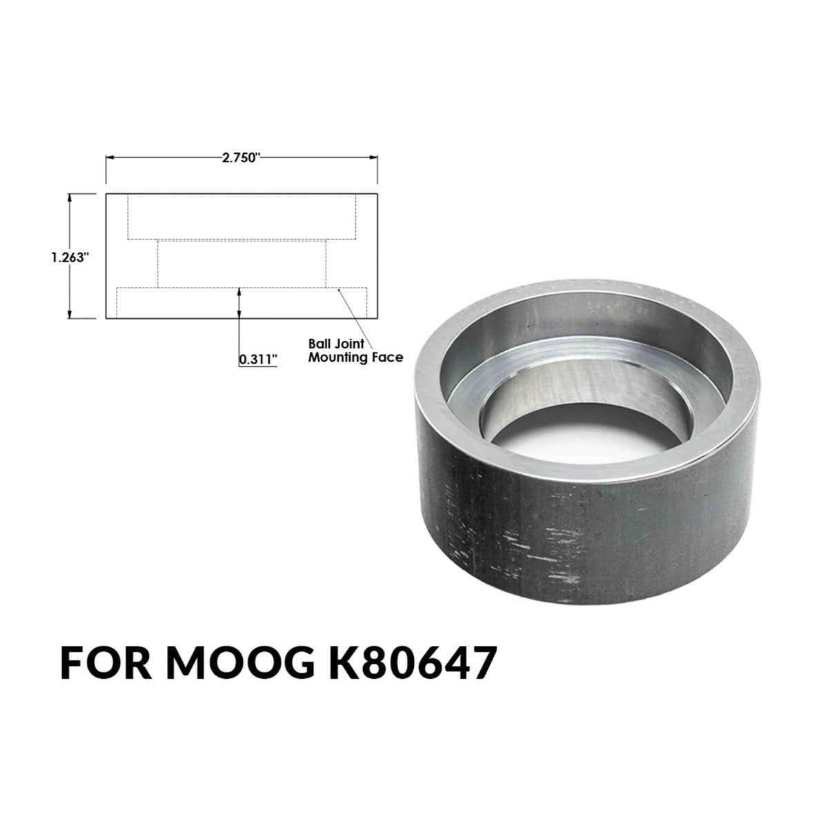 Dirt King Lower Arm Ball Joint Cups | Truck Brigade