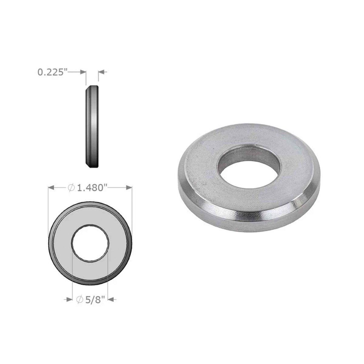 Dirt King Machined Weld Washers | Truck Brigade