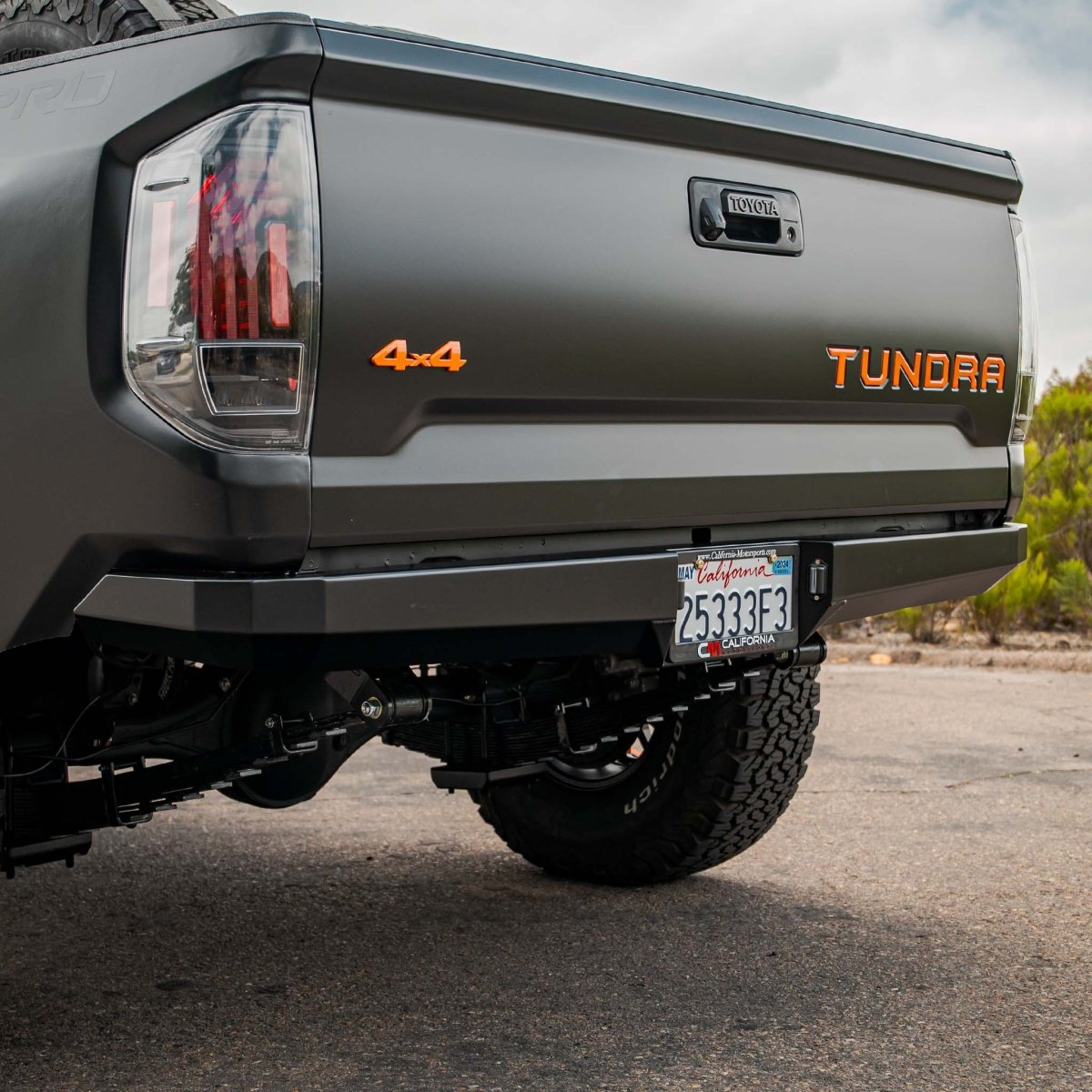 Dirt King Plate Rear Bumper | Toyota Tundra (2014 - 2021) | Truck Brigade