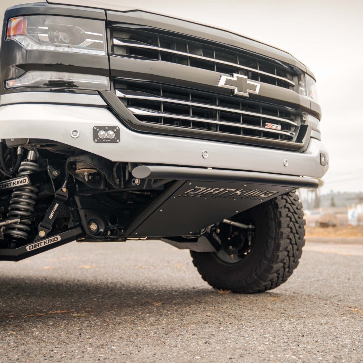 For Chevrolet Silverado 1500 2016-2018 Glossy Black Front For Chevrolet Silverado 1500 2016-2018 Glossy Black Front