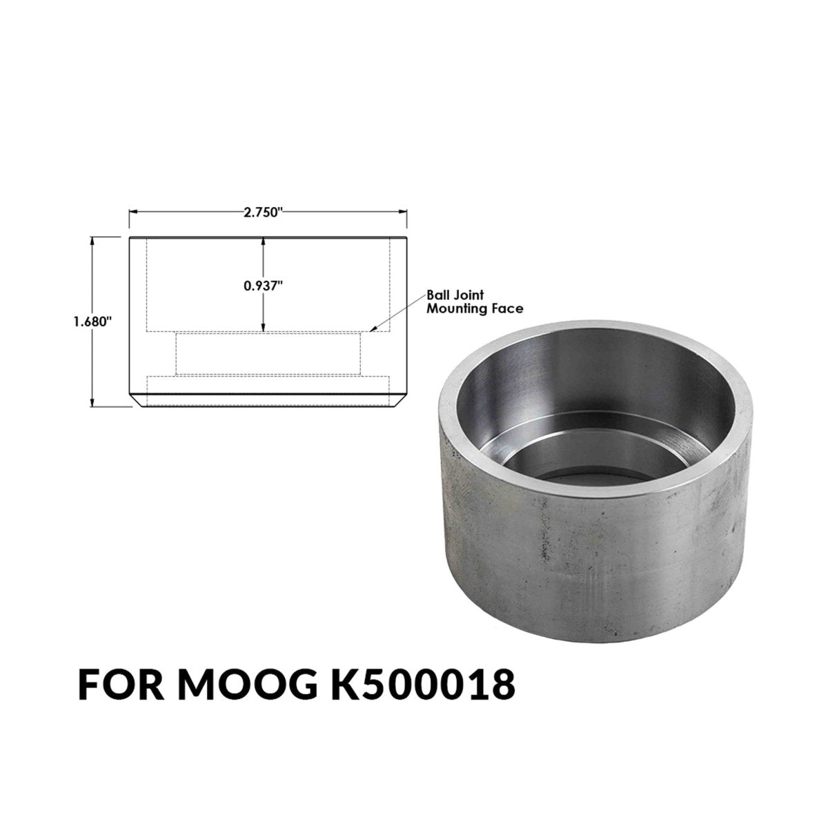 Dirt King Upper Arm Ball Joint Cups | Truck Brigade