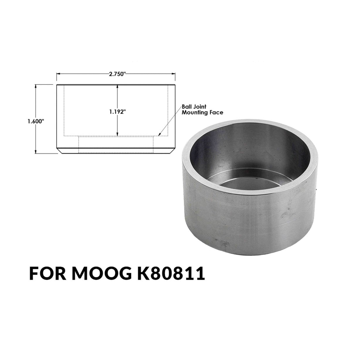 Dirt King Upper Arm Ball Joint Cups | Truck Brigade