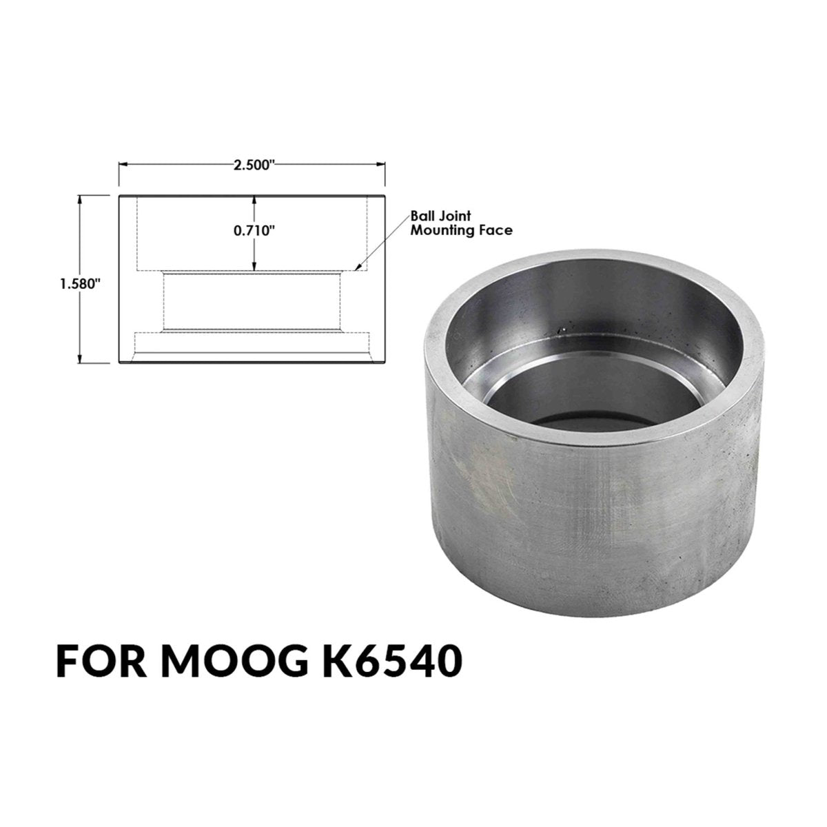 Dirt King Upper Arm Ball Joint Cups | Truck Brigade