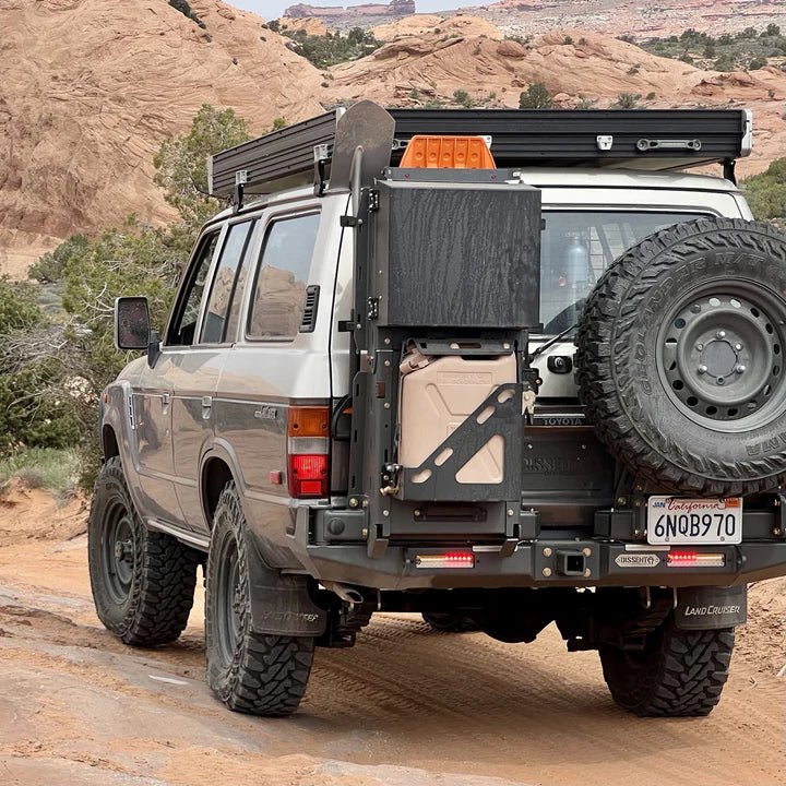 jerry tent Dissent Off-Road Single Jerry Can Mount for Overland Panel and Pro Swing-Outs