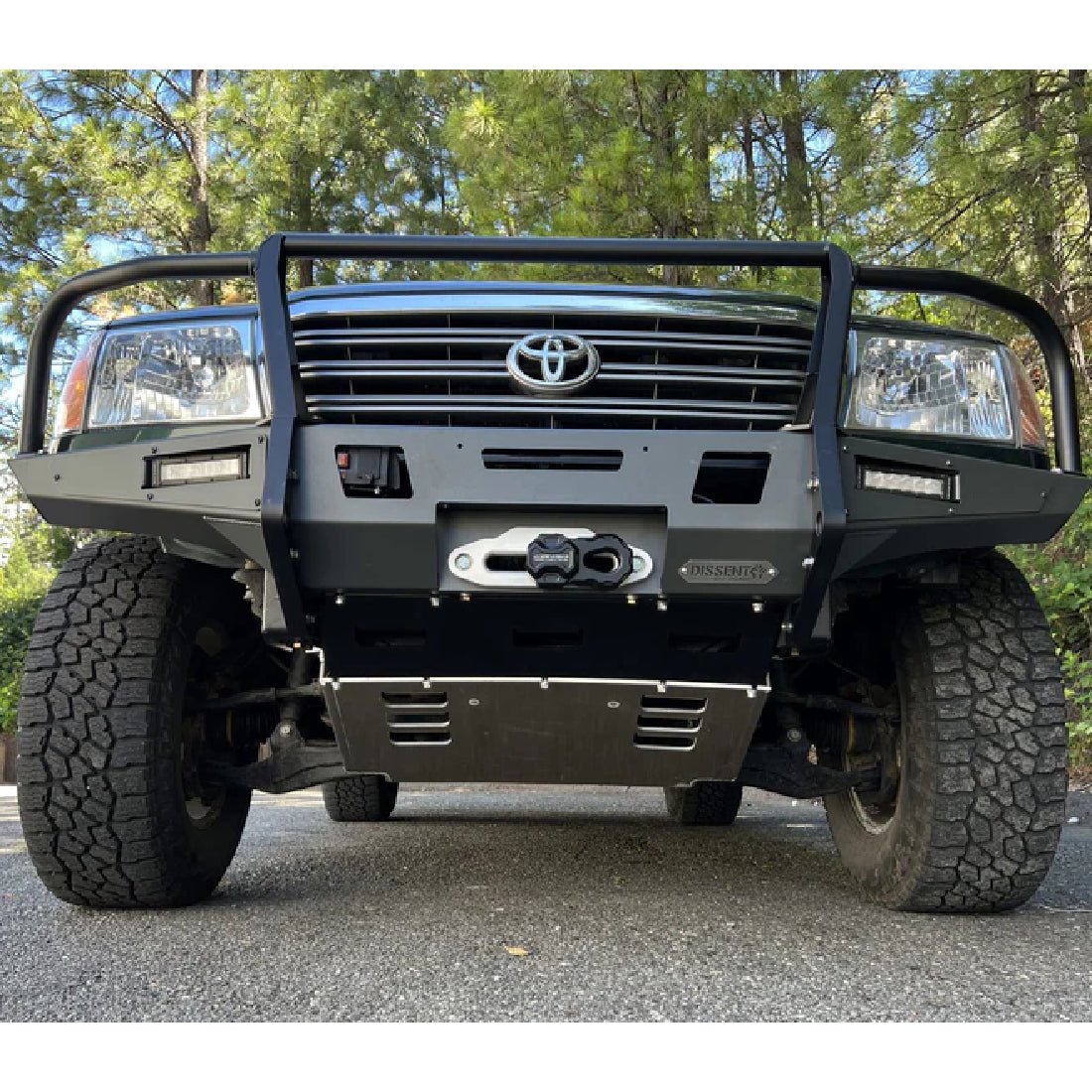 Dissent Off-Road Ultra-High Clearance Modular Front Bumper LC100 ...