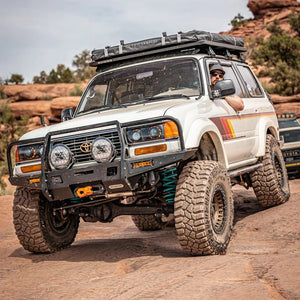 Dissent Off-Road Ultra-High Clearance Modular Front Bumper | Toyota Land Cruiser 80 Series (1990-1997) - Truck Brigade