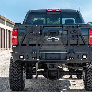 Expedition One Dual Swing Out Rear Bumper | Chevy Silverado 1500 (2014-2018) - Truck Brigade