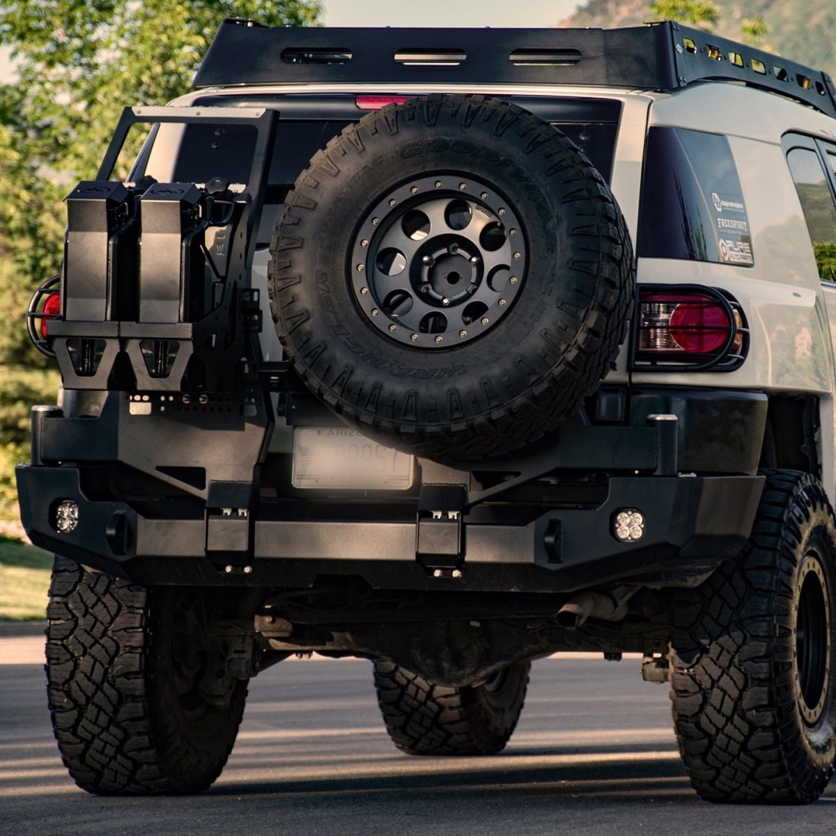 Expedition One Trail Series Dual Swing Rear Bumper | Toyota FJ Cruiser (2007 - 2026) | Truck Brigade