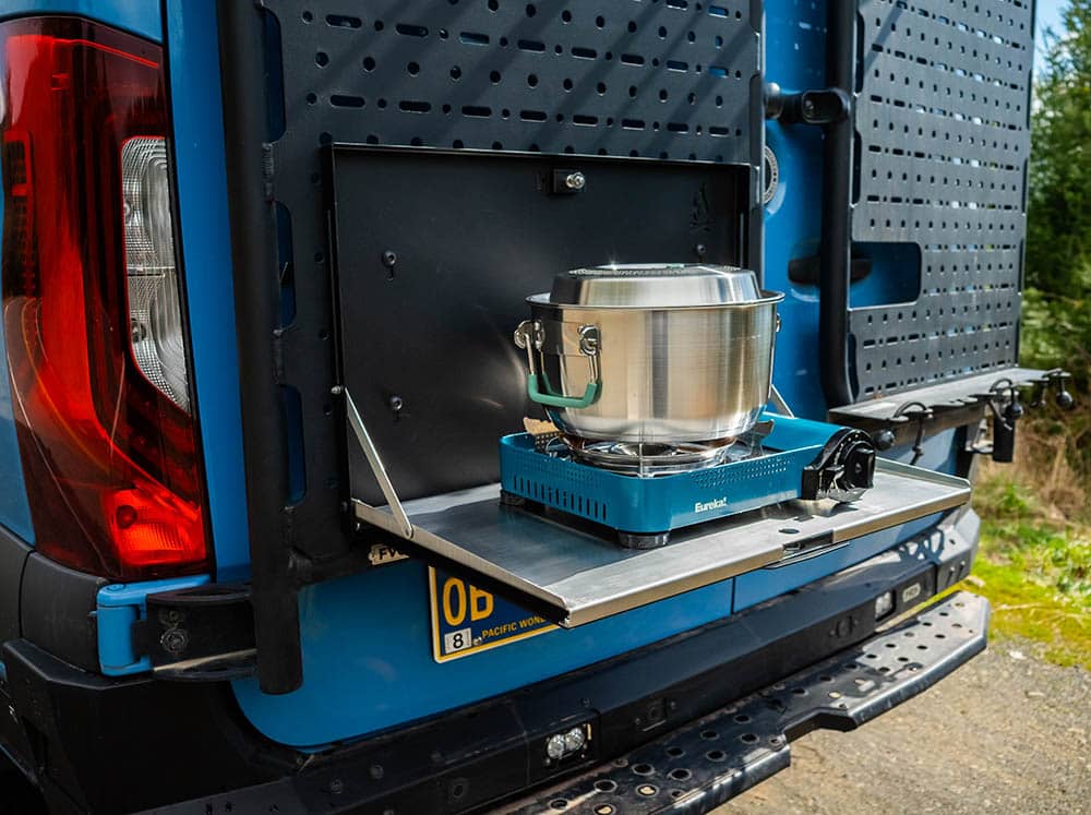 Flatline Van Co Adventure Van Fold Down Table | Truck Brigade