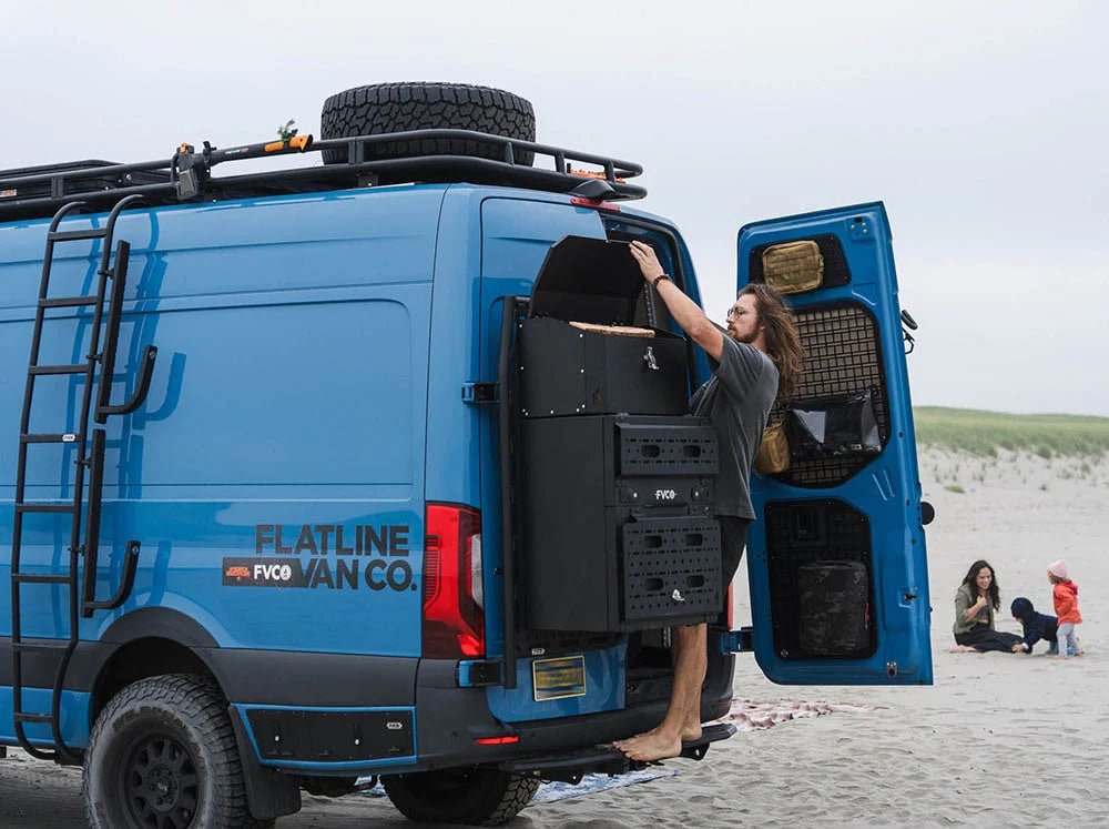 Flatline Van Co Adventure Van Wet/Dry Gear Box | Truck Brigade