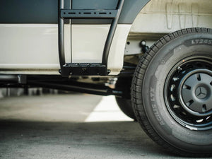 Flatline Van Co Apex Side Ladder | Mercedes Benz Sprinter High Roof (2007 - 2024) | Truck Brigade