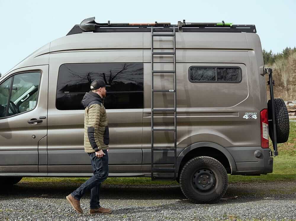 Flatline Van Co Low Pro Roof Rack | Ford Transit High Roof EXT (2015 - 2024) | Truck Brigade