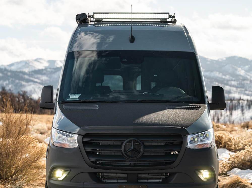 Flatline Van Co Low Pro Roof Rack | Mercedes Sprinter Van (2007 - 2024) - Truck Brigade