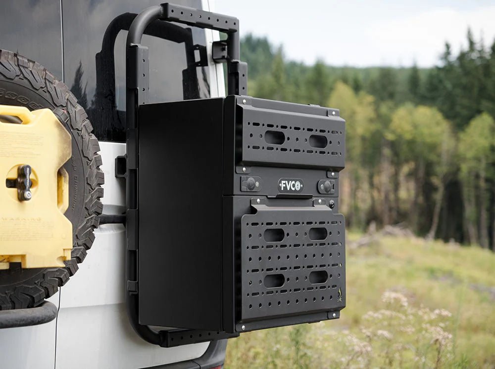 Flatline Van Co Owl B2 Rear Storage Box Adapter Brackets | Truck Brigade