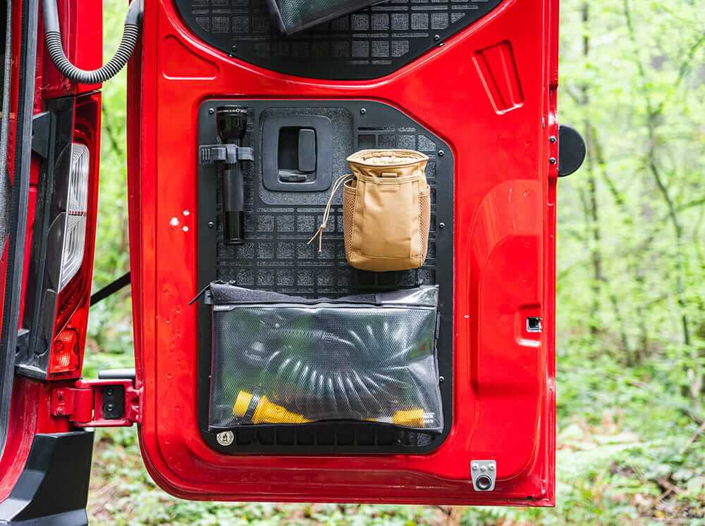 Flatline Van Co Rear Door Molle Panels | Mercedes Benz Sprinter Van (2019 - 2024) | Truck Brigade