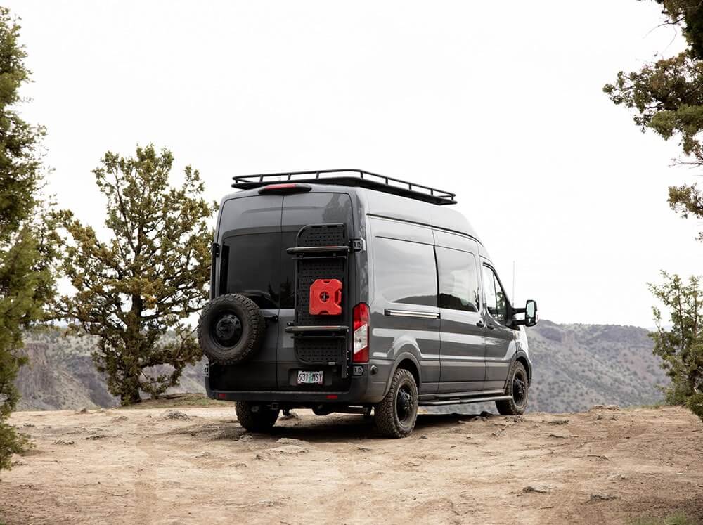 Flatline Van Co Rear Door Platform | Ford Transit (2015 - 2024) | Truck Brigade