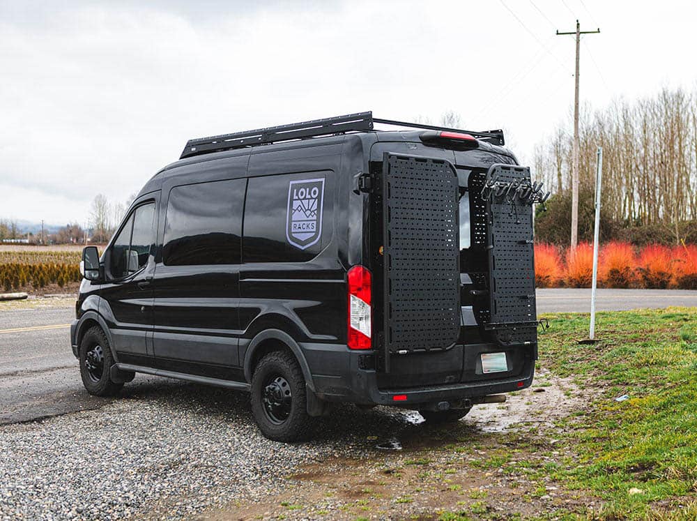 Flatline Van Co Rear Door Platform | Ford Transit (2015 - 2024) | Truck Brigade