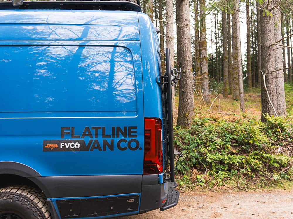 Flatline Van Co Rear Door Platform | Mercedes - Benz Sprinter Van (2019 - 2024) | Truck Brigade