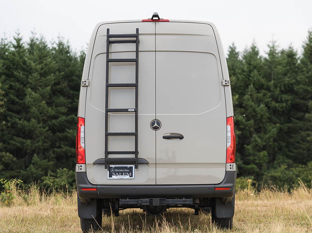 Flatline Van Co Rear Ladder | Mercedes Benz Sprinter High Roof Van (2007 - 2024) | Truck Brigade