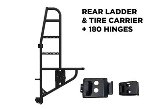 Flatline Van Co Rear Ladder + Tire Carrier | Mercedes - Benz Sprinter Van (2019 - 2024) | Truck Brigade