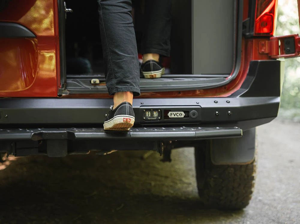 Flatline Van Co Rear Plate Step | Mercedes Benz Sprinter Van (2019 - 2024) | Truck Brigade