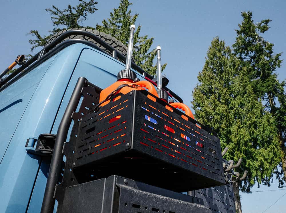 Flatline Van Co Rear Platform Gear Cage | Truck Brigade