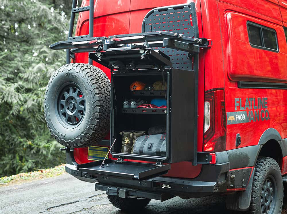 Flatline Van Co Rear Storage Box | Truck Brigade