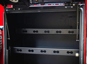 Flatline Van Co Rear Storage Box Shelves | Truck Brigade