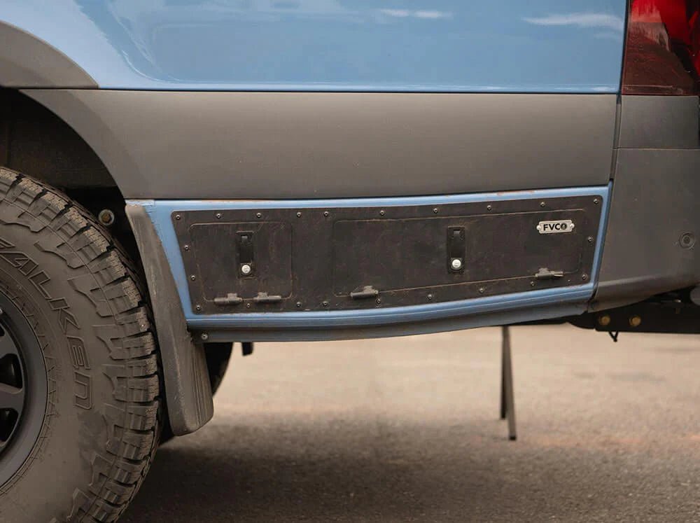 Flatline Van Co Rocker Lockers | Mercedes Benz Sprinter (2019 - 2024) | Truck Brigade